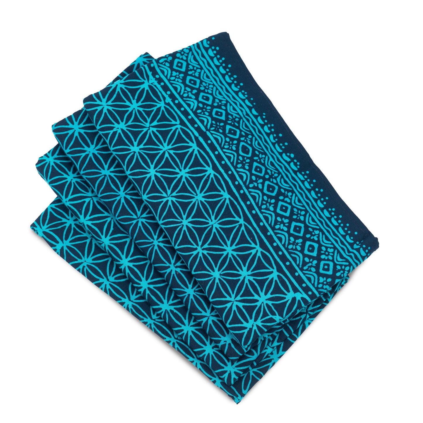 Sarong Flower of Life marine