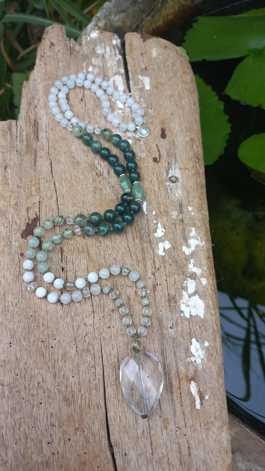 Bergkristall Mala, grün LINDA HERING x Little Naga