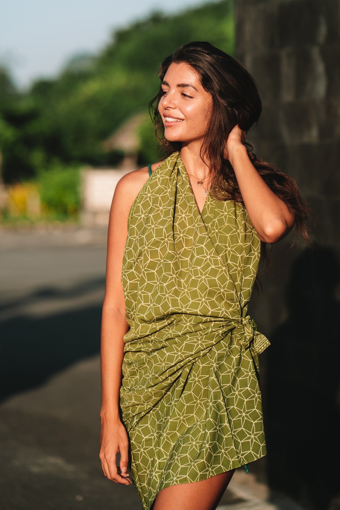 Sarong Langit, olive