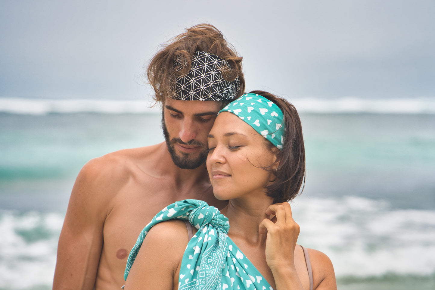 Sarong Jantung, türkis