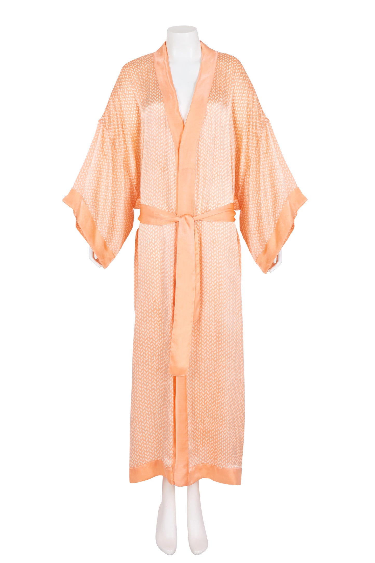 Seidenkimono Garuda, apricot
