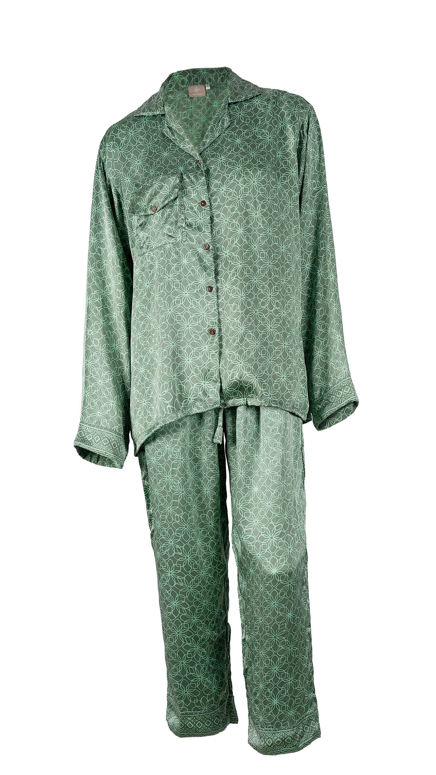 Seiden Loungewear Lotus S, jade
