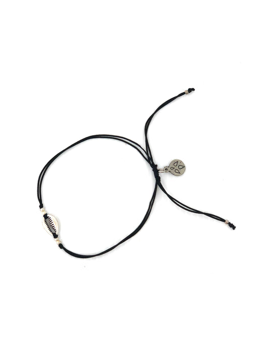 Armband Muschel, silbrig