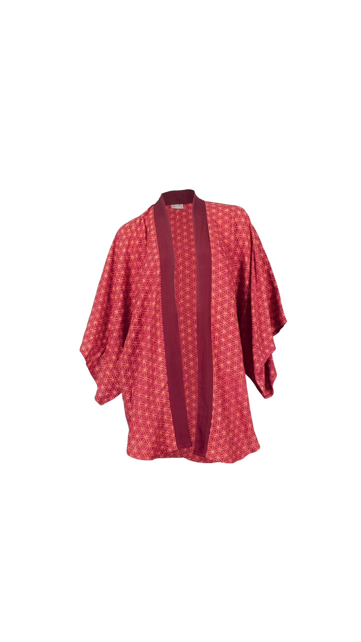 Kimono Set Flower of Life, rot/apricot