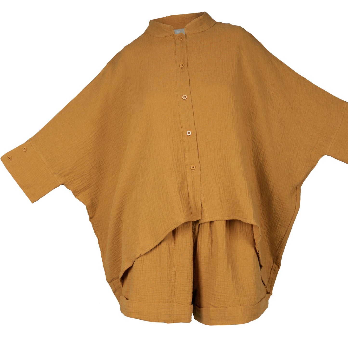 Muslin Twin Set, moustard
