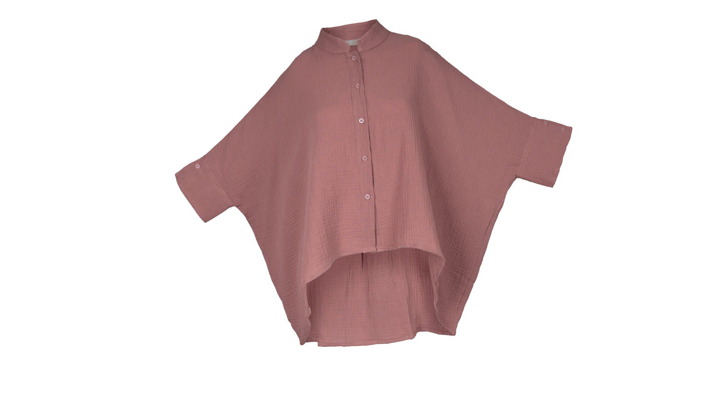 Muslin Twin Set, dusty pink