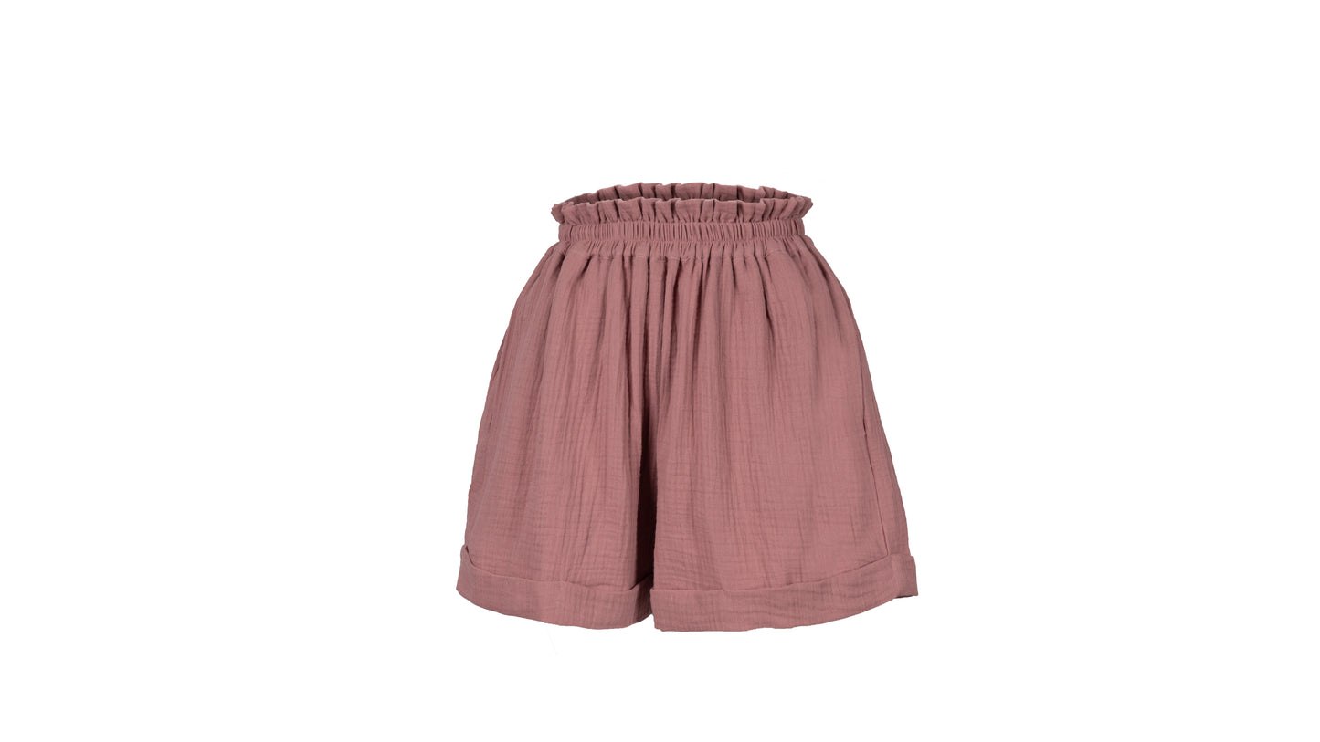 Muslin Twin Set, dusty pink