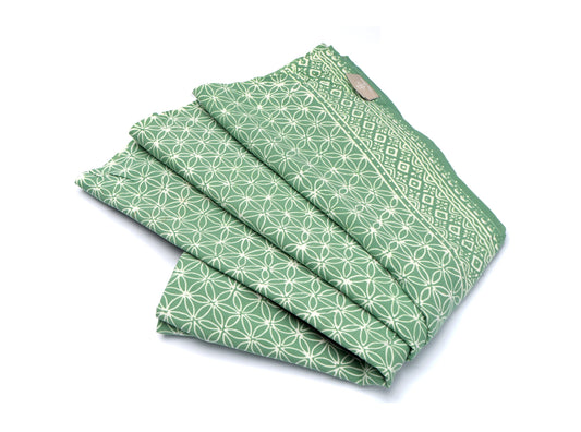 Sarong Flower of Life grün