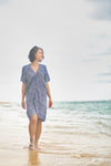 Lia Kaftan Suksma, navy/weiss