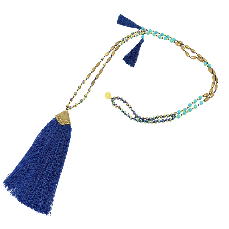 Halskette Brama navy