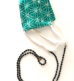 Masken- &  Brillenkette aus Lavasteinen