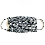Gesichtsmaske Flower of Life, schwarz