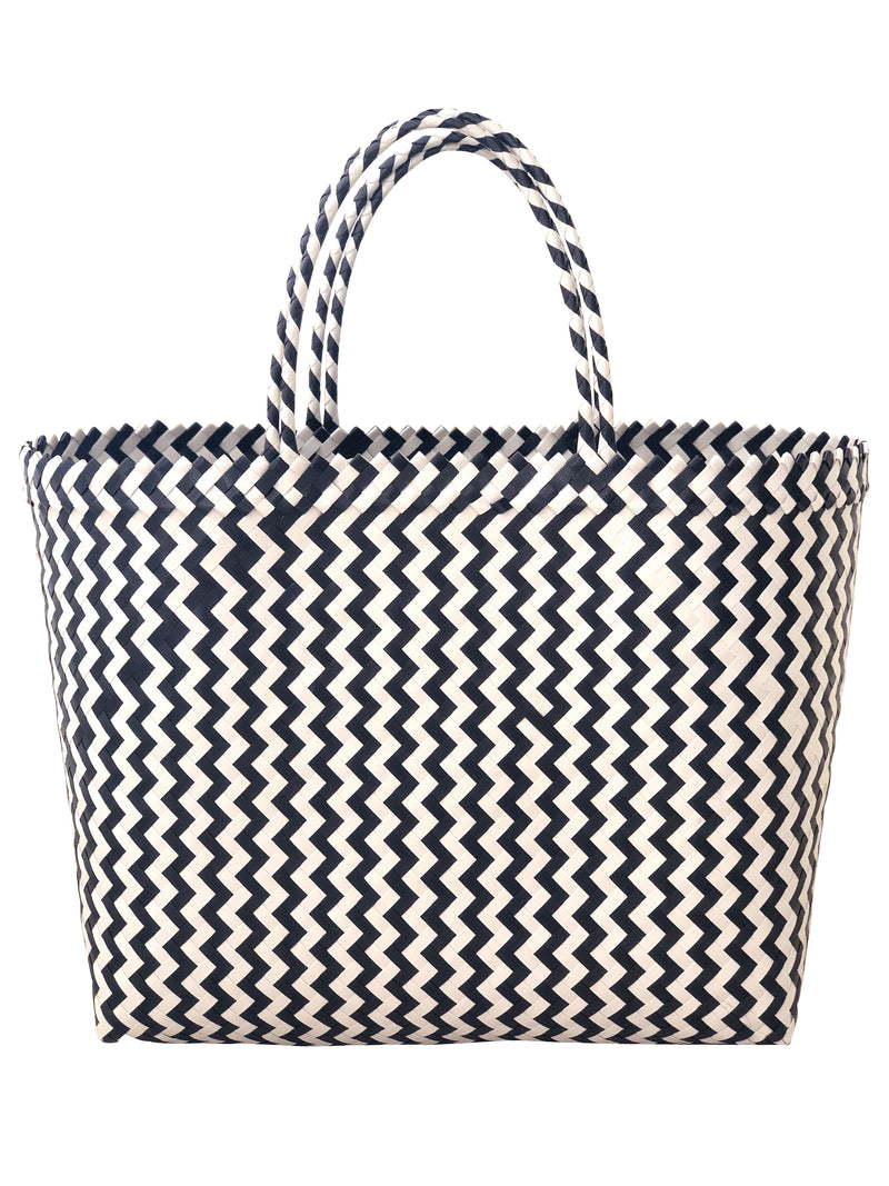 Bali Tote schwarz/weiss, XL