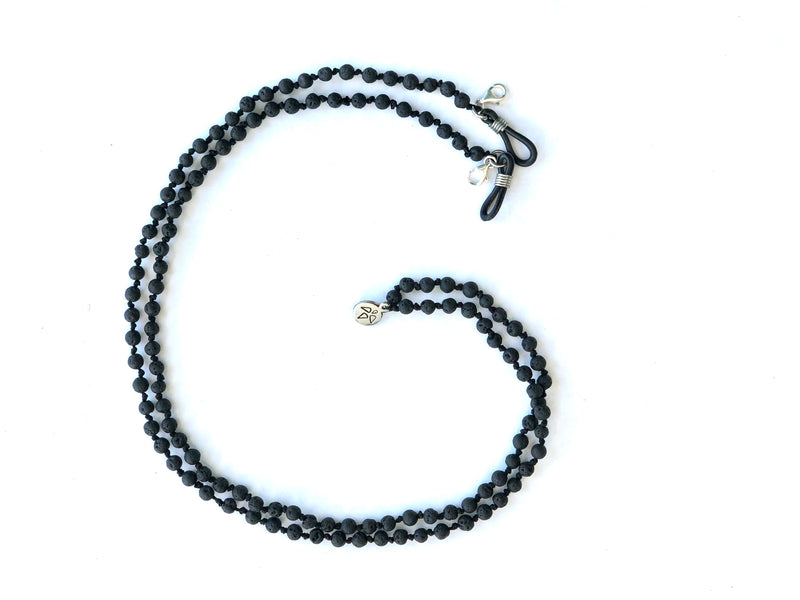 Masken- &  Brillenkette aus Lavasteinen