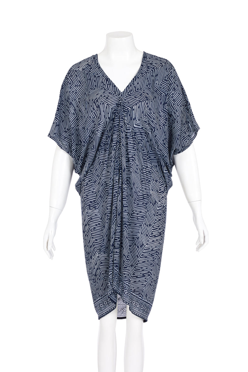 Lia Kaftan Suksma, navy/weiss