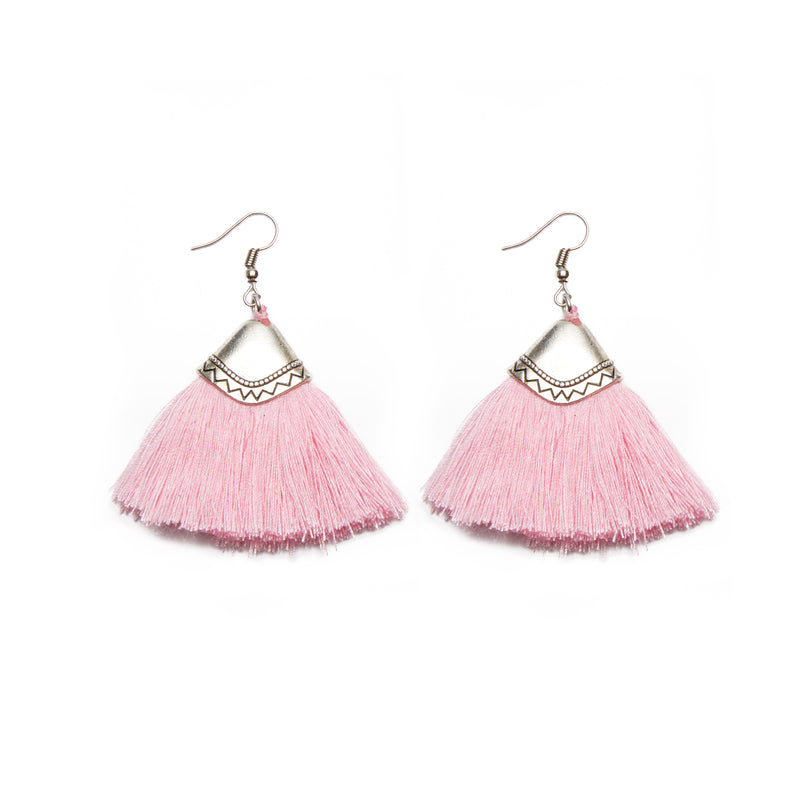Ohrenringe Batur, rosa