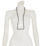 Transparente Hülle mit Lava/Rudraksha Kette