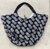 "THE GIANT" Tasche Ananas, schwarz/weiss