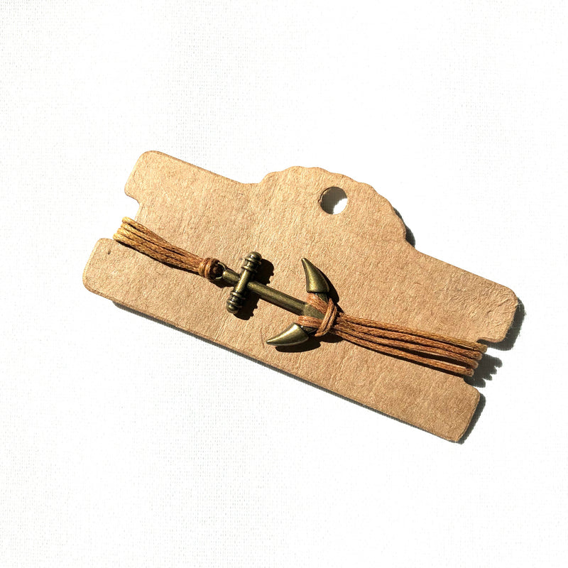 Armband Anker, braun
