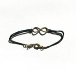 Armband Infinity, schwarz