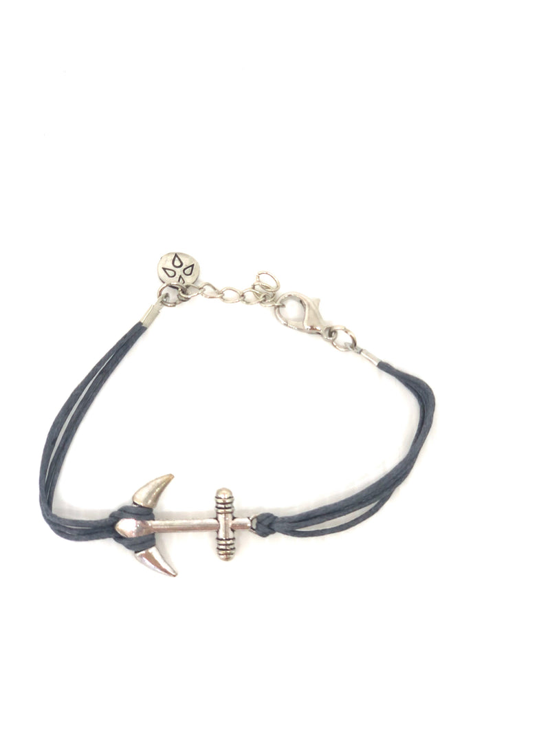 Armband Anker, grau