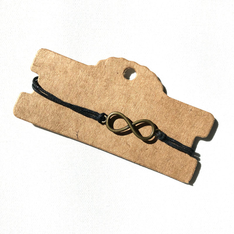 Armband Infinity, schwarz