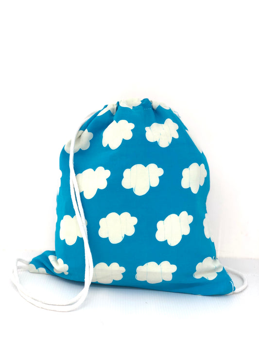 Kinderrucksäckli Wolken, aqua