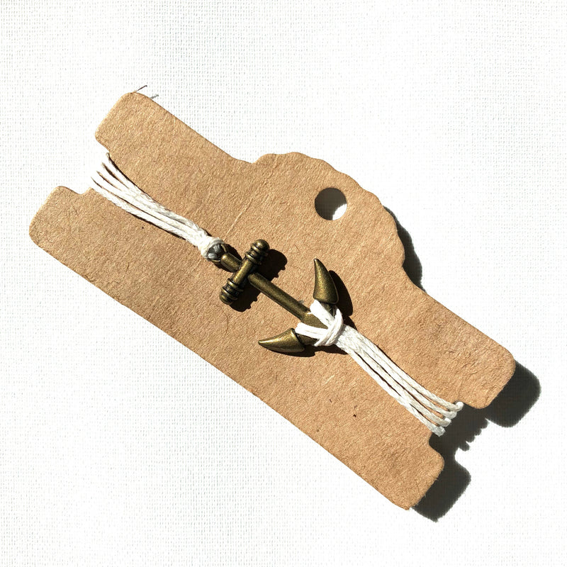 Armband Anker, weiss
