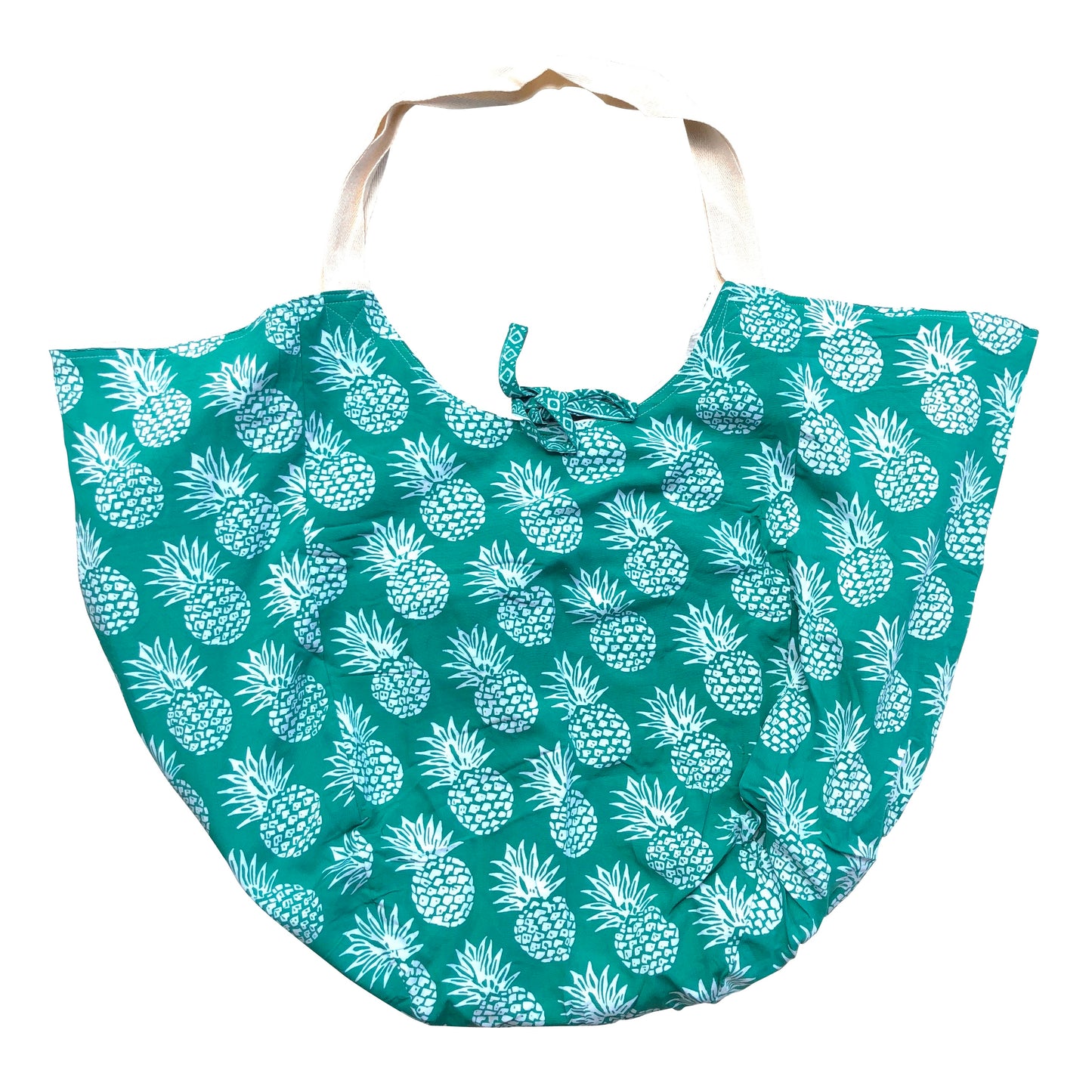 "THE GIANT" Tasche Ananas, türkis