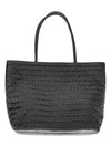 Bali Tote Leder, schwarz